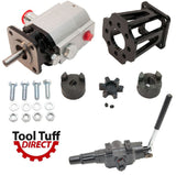 Log Splitter Build Kit: 13 GPM Pump, Mount, A7 Auto-Return Valve, Bolts, Coupler - Use as Replacement or for "Build it Yourself"
