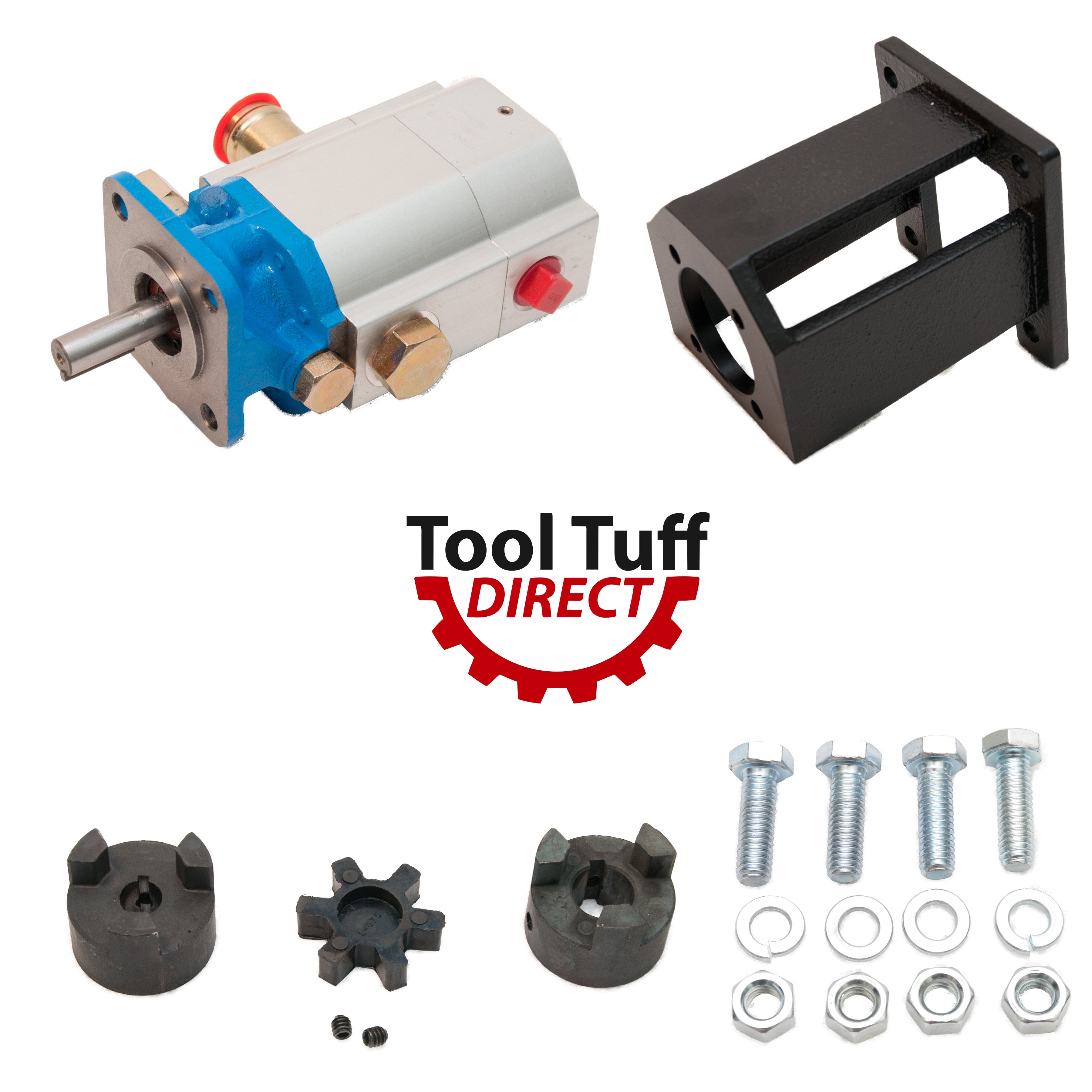 Log Splitter Build Kit 16 GPM Pump Coupler Mount Bolts For