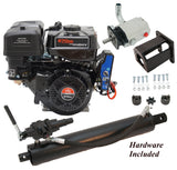 Electric Start Log Splitter Build Kit 19 GPM Pump, 5" Cylinder, Control Valve, 9 HP Engine, Hardware