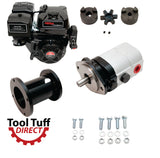 Tool Tuff Log Splitter Build Kit - 15 hp Electric-Start Engine, 22 GPM Pump, LO100 Coupler, Hardware