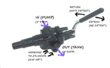 High Flow Log Splitter Control Valve, 32 gpm, 3500 psi, Adjustable Detent
