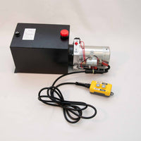 Tool-Tuff Single Acting 12 Volt DC Electro Hydraulic Power Unit w/Remote, Suitable for Dump or Tipper Trailer