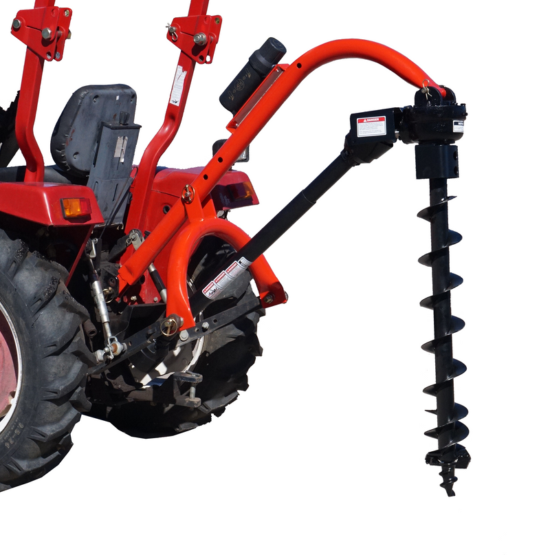 AGKNX Model 650 Tractor-Mounted 3-Pt Post Hole Digger w/ Optional Auger Combos - for Category I Tractors