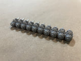 Concrete Nail, 3/4" Length, Steel, Zinc Plated, Strip, 1000 Qty