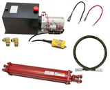 Hydraulic Dump Trailer Build Kit: Power Unit, Hose, Choice of Tie Rod Cylinder